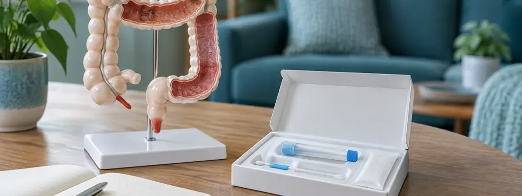 An infographic illustrating various tests for colon cancer screening options.